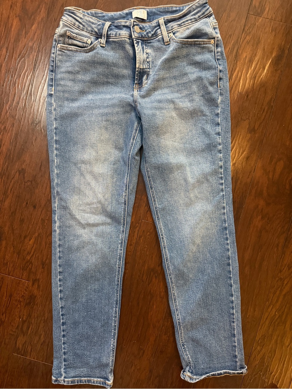 Time and Tru Light Blue Straight Leg Jeans